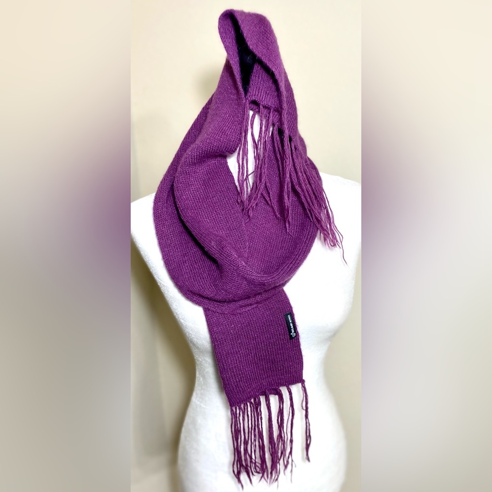 Baby Alpaca Scarf Wrap Lilac Purple 57” L